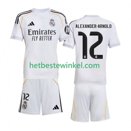 Real Madrid Alexander-Arnold 12 Voetbalshirts Kind Thuis 2025-26